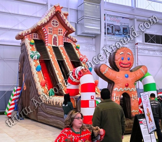 Gingerbread House Inflatable Slide Rental Phoenix Arizona